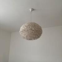 Lampadario piuma d’oca