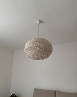 Lampadario piuma d’oca