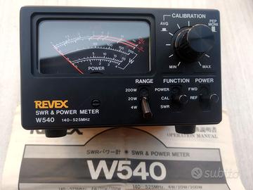 1028 REVEX SWR•電力計 W540 140-525MHz 200W 1028 REVEX SWR•電力計 W540 140-525MHz 200W 140-525MHz 200W