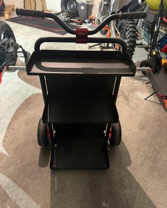 Carrello pit lane + rastrelliera