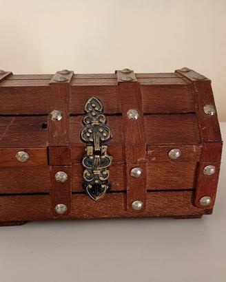 Bauletto portagioie in legno