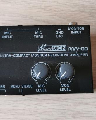 Mixer Behringer Micromon MA400