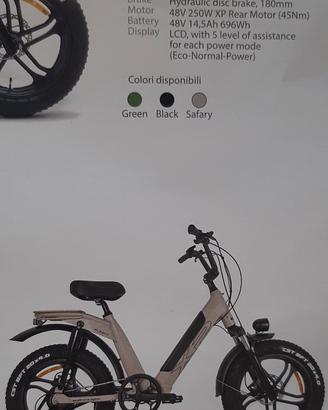 Bici elettrica xp funky