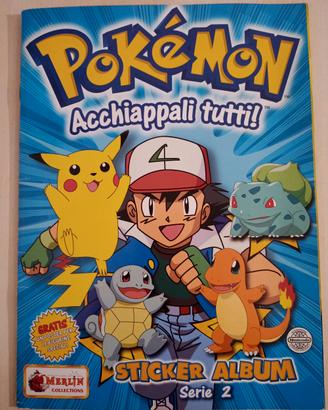 Pokémon Sticker Album Serie 2 incompleto