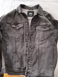 ZARA Giubbotto jeans grigio taglia L
