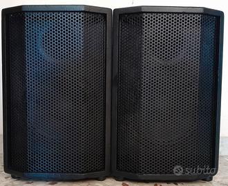 Coppia casse  con woofer, tweeter e trombe nuove