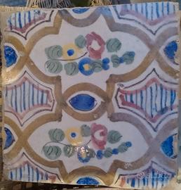 Mattonella antica riggiola maiolica