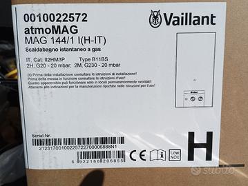 SCALDABAGNO VAILLANT ATMOMAG 144/1 CAMERA APERTA 14 LT LOW NOX METANO A