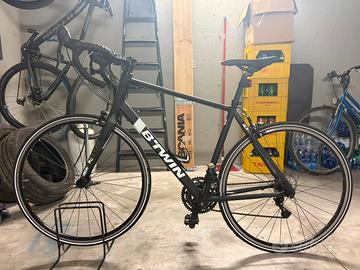 Bici da corsa Btwin trivan - Forcella in carbonio