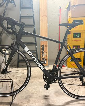 Bici da corsa Btwin trivan - Forcella in carbonio