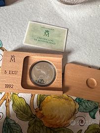 Moneta 5 ECU Carlos III 1992