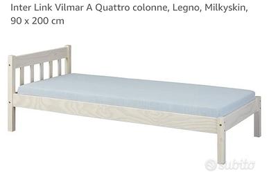 Struttura letto in legno massello 