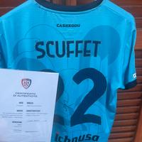 Maglia Scuffet indossata e autografata Cagliari