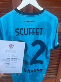 Maglia Scuffet indossata e autografata Cagliari