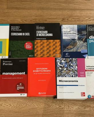 Libri bocconi cleam 1 e 2 anno