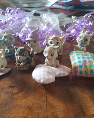 9 pupazzetti "cucciolicercaamici" da collezione