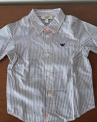 ARMANI Baby Camicia neonato 9 mesi COME NUOVA