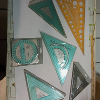 Set squadre tecniche per disegno