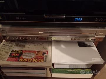 dvd + videoregistratore VHS 6 testine combo LG 