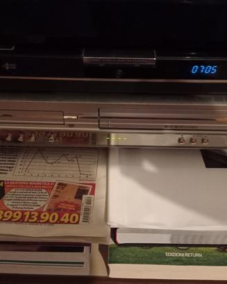 dvd + videoregistratore VHS 6 testine combo LG 