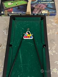 Mini tavolo vintage da biliardo/snooker