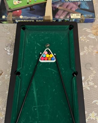 Mini tavolo vintage da biliardo/snooker