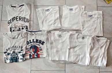 9 Tshirt Miste Bambino 6/14 Anni  Magliette