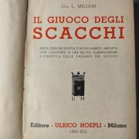 " Il gioco degli scacchi" - Manuale di Hoepli 1935