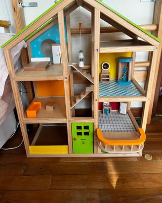 Casa bambole in legno marva Hape