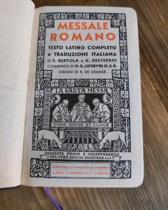 messale Romano anni 40
