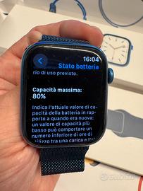 Apple watch 7 45mm blu wifi