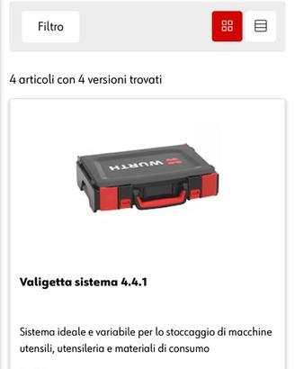 WURTH CASSETTIERA