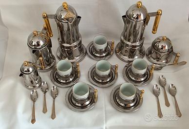 Servizio da 6 persone Vev Vigano  manici oro 24K