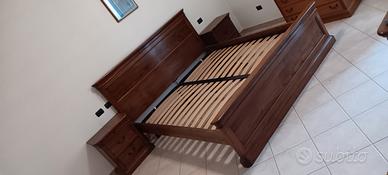 letto in stile , legno,
