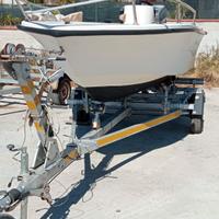 Barca open fiart con motore magnum 4 e carrello