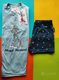 Pigiama corto bambino 7-8 anni 128 cm NUOVO