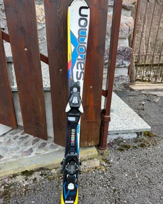 sci bambini SALOMON X-RACE, carve rocker, BLUE