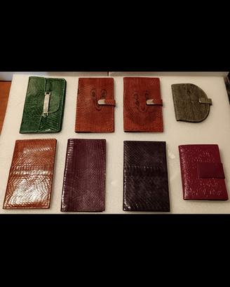 Lotto n.8 Portafogli nuovi  in Pelle di Pitone 