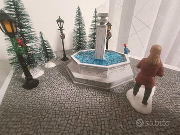 Fontana villaggio di Natale 