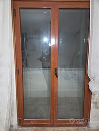 Balcone allumino color legno