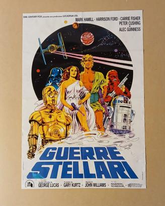 Poster cinema Guerre Stellari