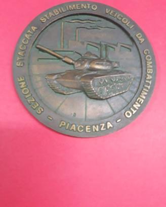 Fermacarte militare in bronzo vintage