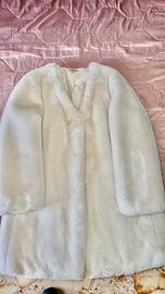 ECO PELLICCIA CAPPOTTINO DONNA NUOVO