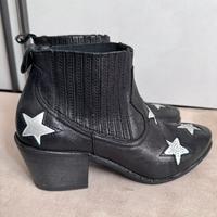 Camperos GIO+ pelle nera 39 con mini borchie