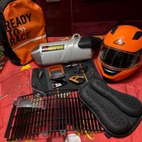 KTM 890 SCARICO NAVI CUPOLINO CASCO VARI ACCESSORI