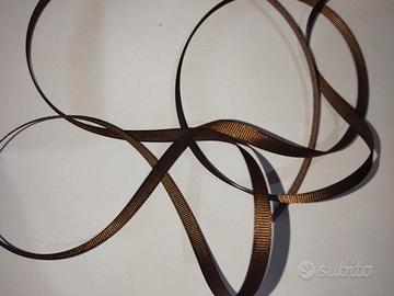 10mt di Nastro Grosgrain da 6mm Marrone Cioccolato