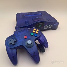 Nintendo 64 Viola Trasparente PAL EUR PERFETTA