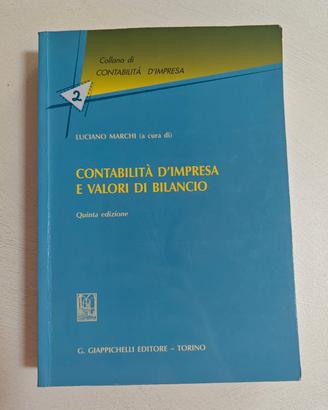 Contabilità di impresa e valori di bilancio