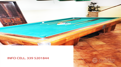 BILIARDO A 6 BUCHE MODELLO PROFESSIONALE