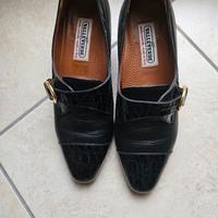 Scarpe donna in pelle nera n 38 Valleverde 
